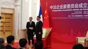 中法兩國元首共同為EPR全球首堆工程揭牌