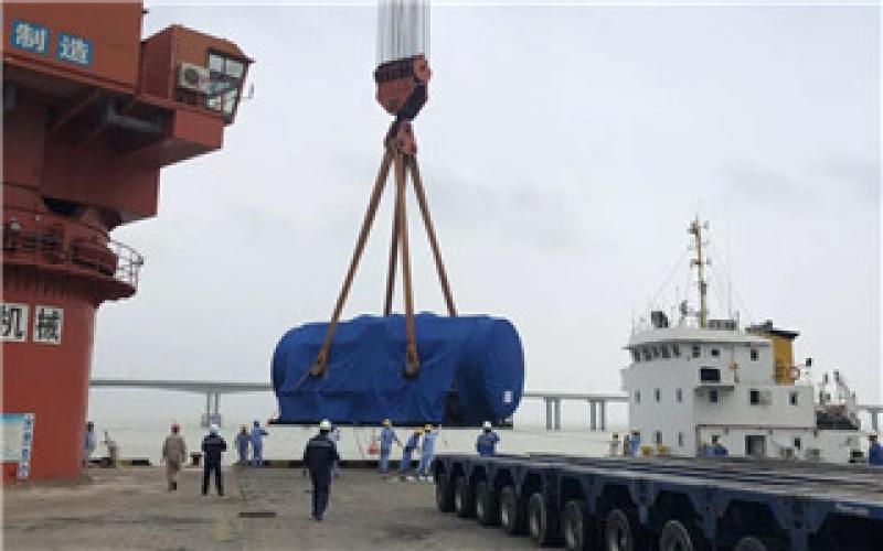 田灣5號(hào)機(jī)組發(fā)電機(jī)定子吊裝就位！