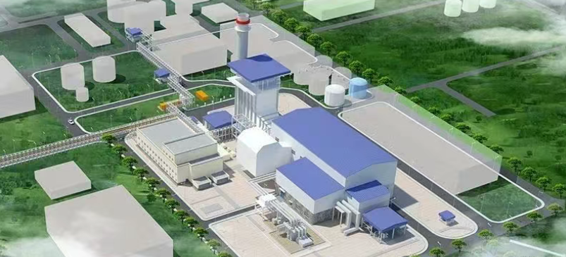 中國電建新加坡聯合循環電站項目余熱鍋爐鋼架吊裝正式啟動