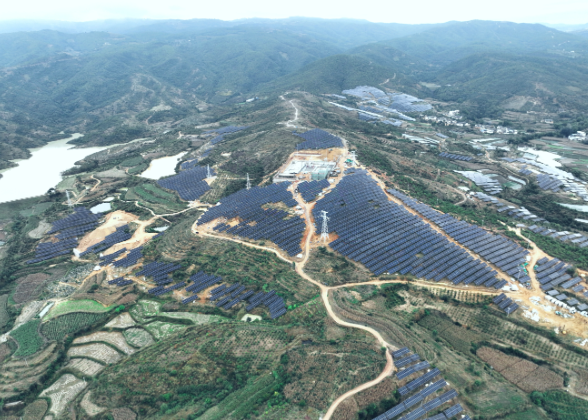 云南永仁縣140兆瓦光伏項目全容量并網(wǎng)發(fā)電