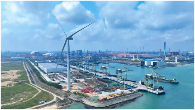 國內(nèi)首套大容量工業(yè)園區(qū)級分散式風(fēng)電項目并網(wǎng)